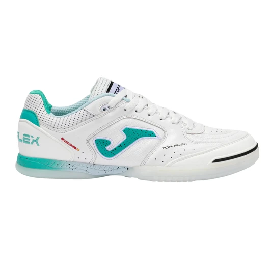 TOP FLEX MEN 2502 WHITE/AQUA INDOOR