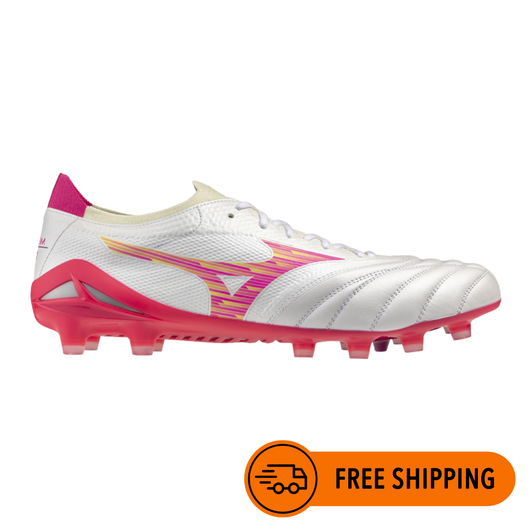 MORELIA NEO IV BETA ELITE FG WHITE/PINK/PURPLE