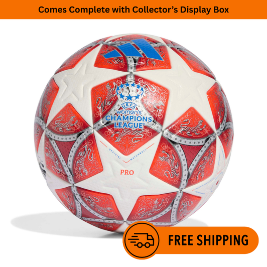 WOMENS CHAMPIONS LEAGUE (WUCL) PRO 25/26 BALL WHITE/RED