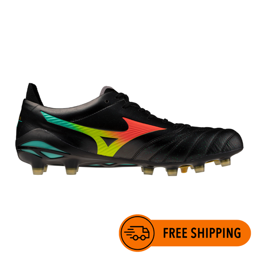 MORELIA NEO V ELITE FG BLACK/ORANGE/BLUE
