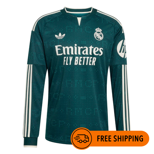 REAL MADRID AWAY LONG SLEEVE (LS) JERSEY 26/27