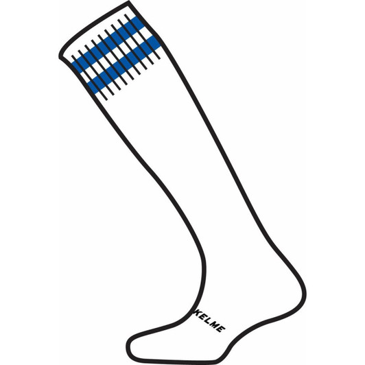 Saba Socks White/Royal