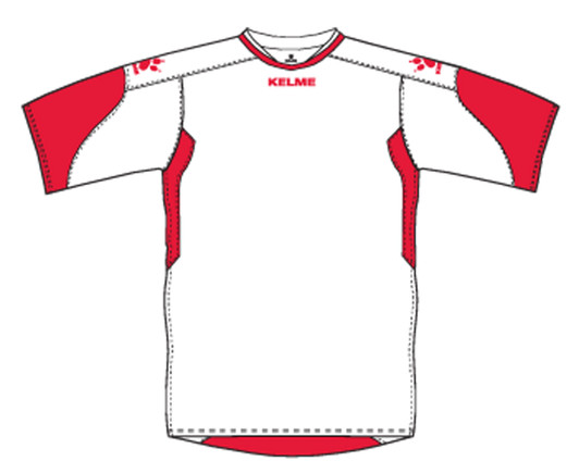 Cadiz Jersey White/Red