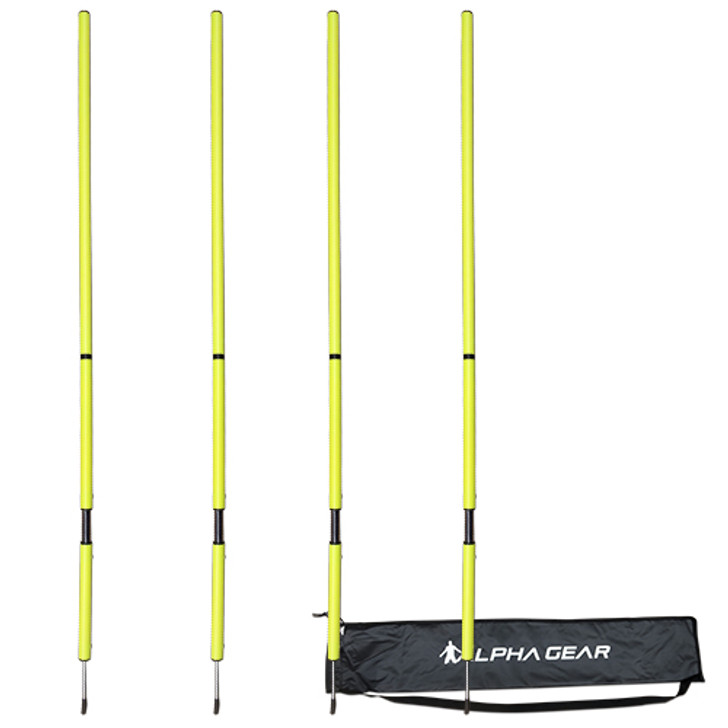 SPRING & AGILITY SPEED POLE 4 PACK YELLOW/BLUE