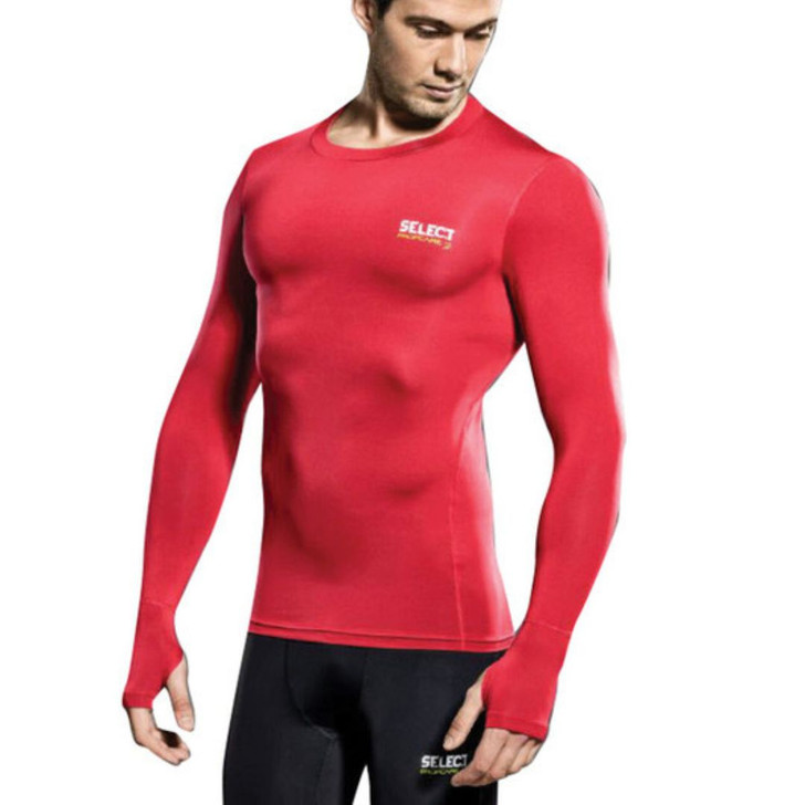  SWP COMPRESSION JERSEY L/S RED