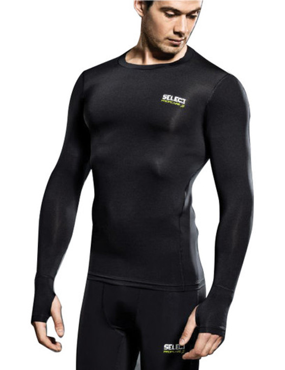 COMPRESSION JERSERY L/S - BLACK