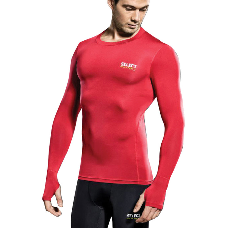 BAFC COMPRESSION JERSEY L/S RED