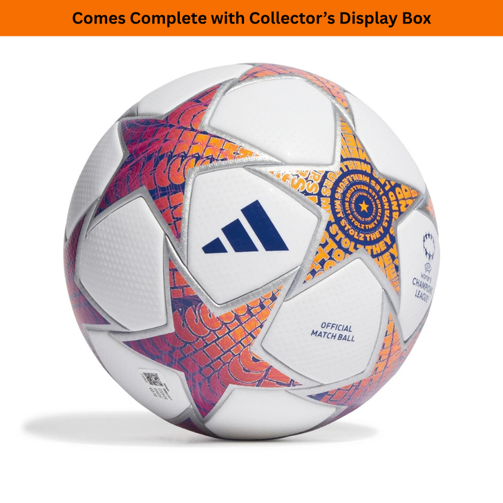 WUCL CHAMPIONS LEAGUE PRO BALL WHITE/SILVER/CYAN