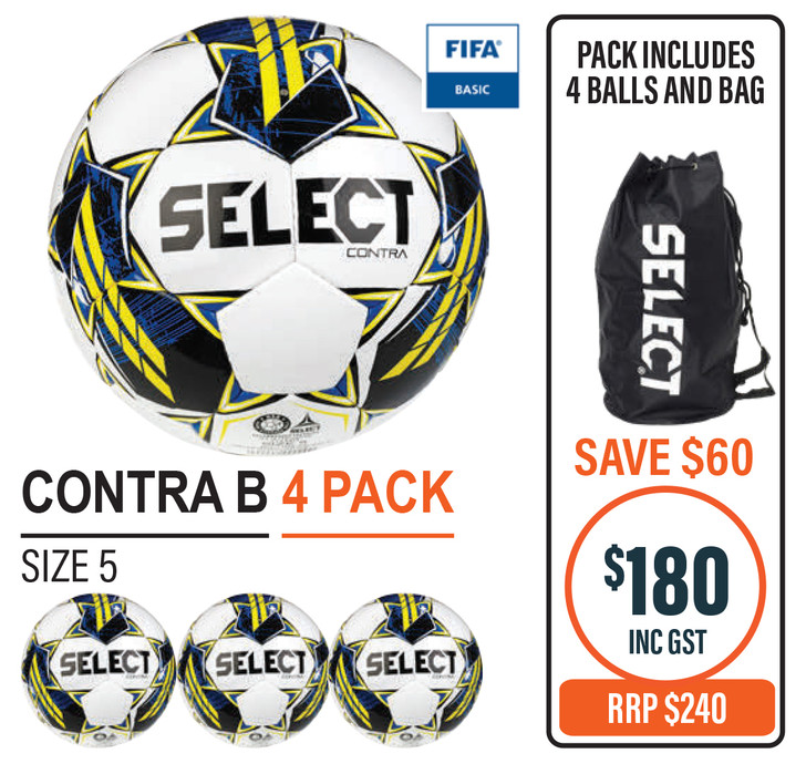 CONTRA (FOUR) BALL PACK - SIZE 5 ONLY