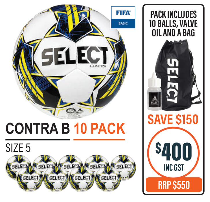 CONTRA (TEN) BALL PACK - SIZE 5 ONLY