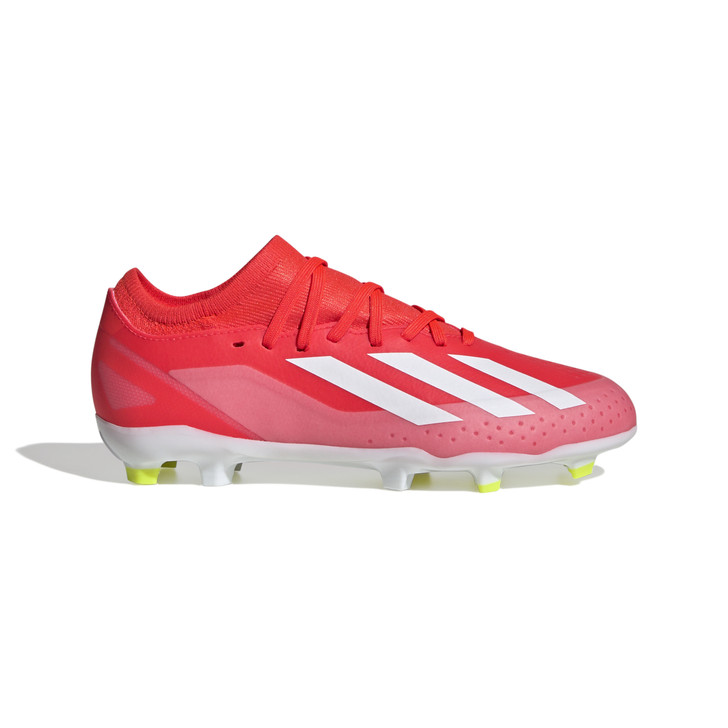 X CRAZYFAST LEAGUE FG JNR SOLAR RED