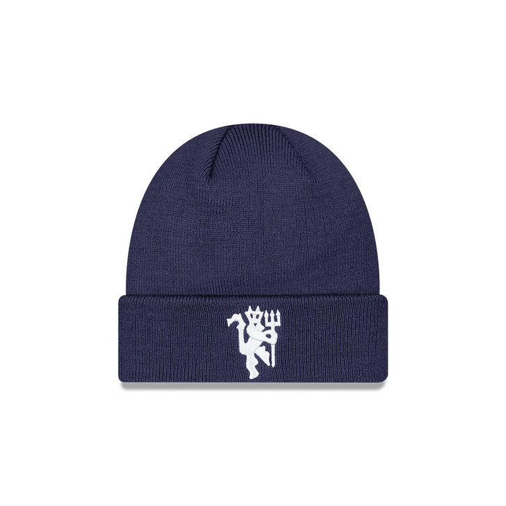 MANCHESTER UNITED SEASONAL CUFF BEANIE NAVY
