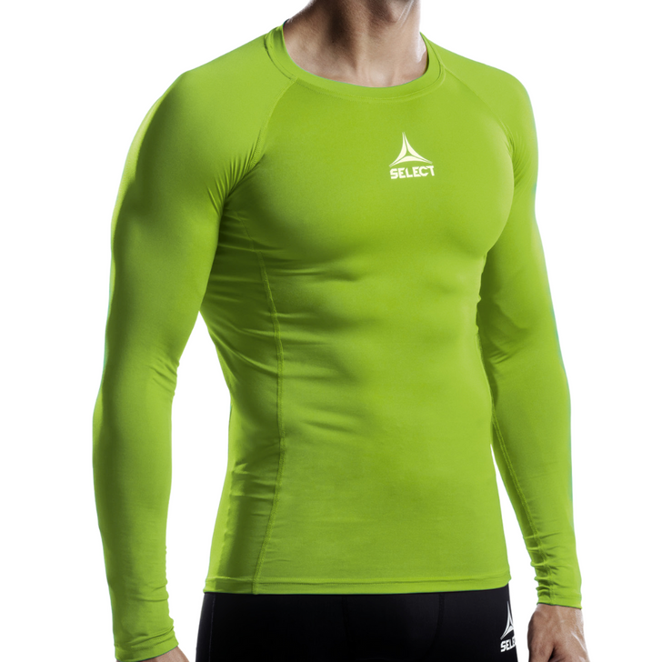 COMPRESSION JERSEY L/S NEON GREEN