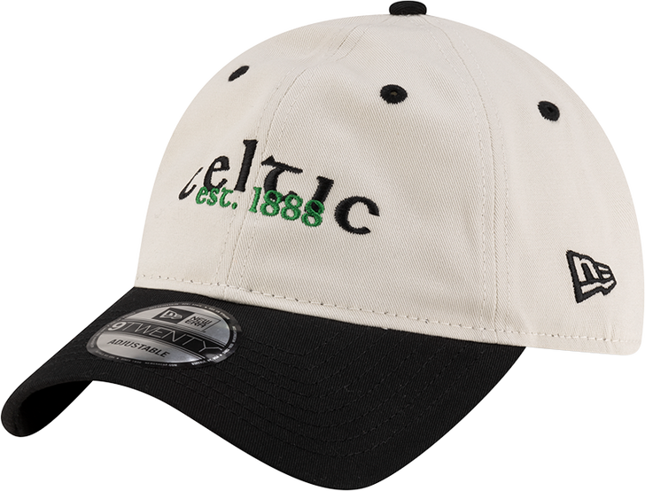 CELTIC CONTRAST VISOR 9TWENTY IVORY/BLACK