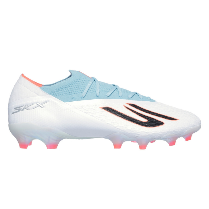 SKECHERS SKX 2 ELITE FIRM GROUND WHITE/TURQUOISE/PINK