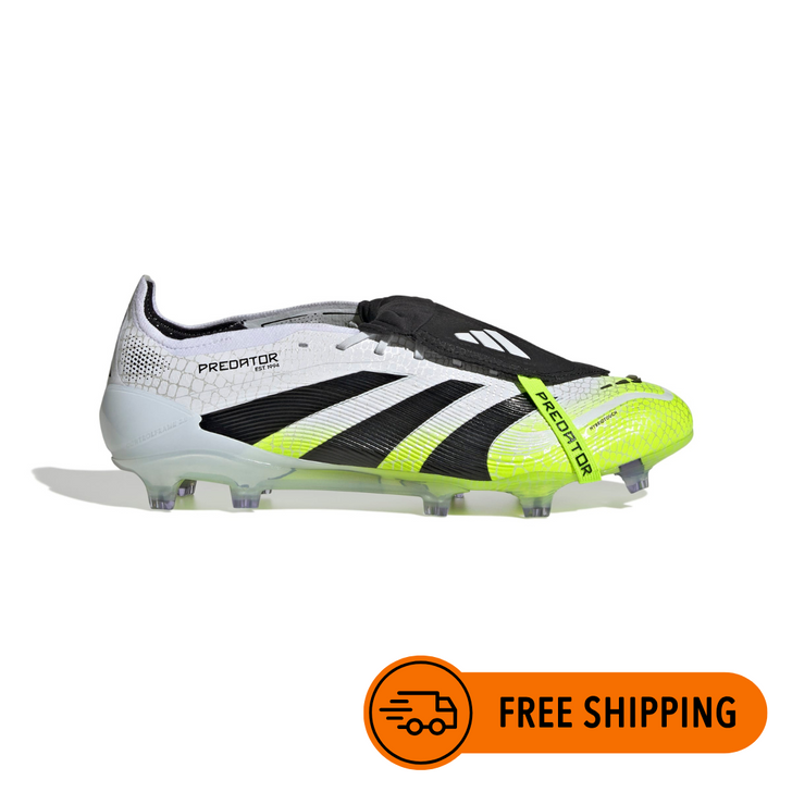 PREDATOR ELITE FT FG WHITE/BLACK/FLURO