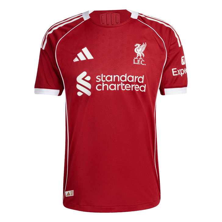 LIVERPOOL HOME AUTHENTIC JERSEY 25/26