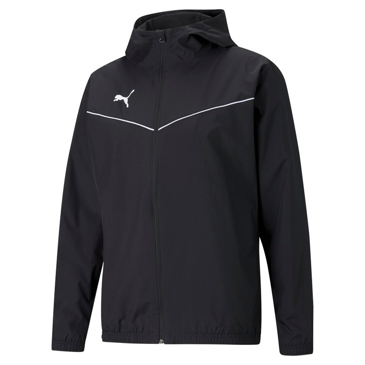 TEAMRISE ALL WEATHER JACKET BLACK/WHITE