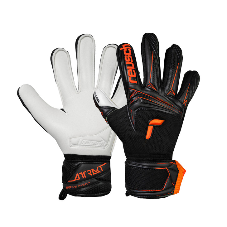 Attrakt Advance Finger Support Junior Black/Orange