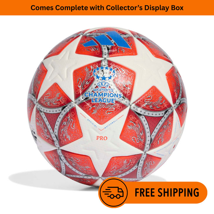 WOMENS CHAMPIONS LEAGUE (WUCL) PRO 25/26 BALL WHITE/RED