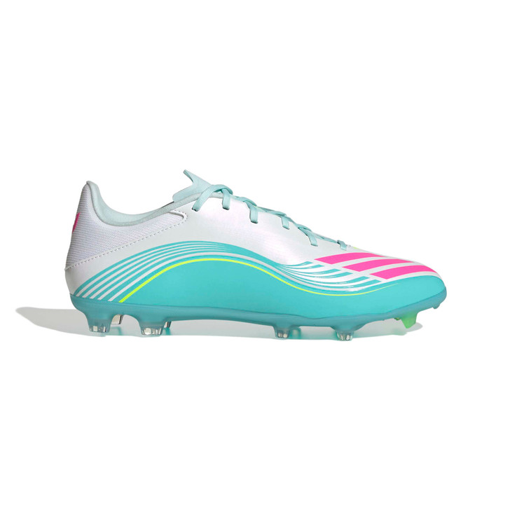 F50 MESSI LEAGUE FG WHITE/PINK/AQUA