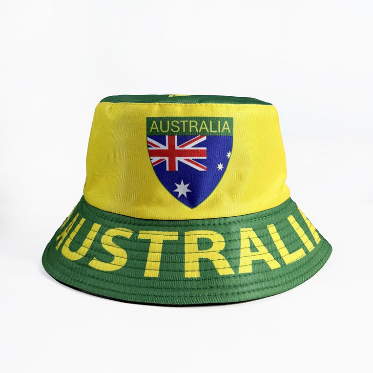 AUSTRALIA BUCKET HAT YELLOW