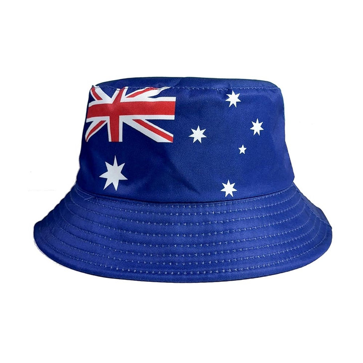 AUSTRALIA BUCKET HAT BLUE