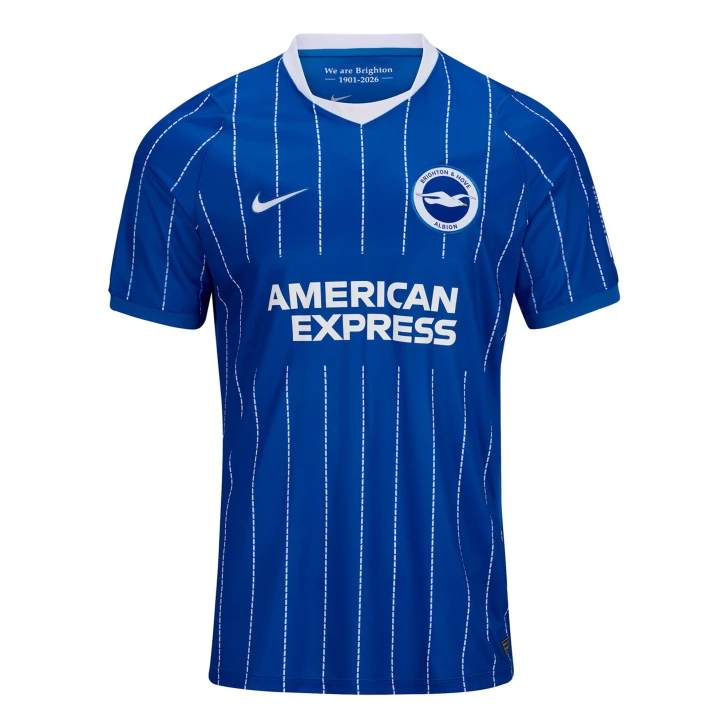 BRIGHTON  & HOVE ALBION FC HOME JERSEY 26/27