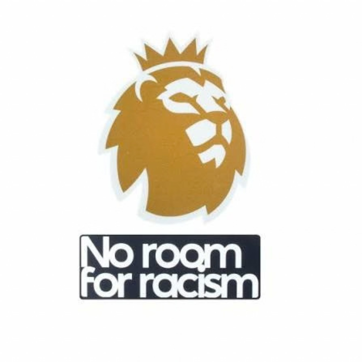 PL (PREMIER LEAGUE) CHAMPIONS + NO ROOM FOR RACISM PATCH SET