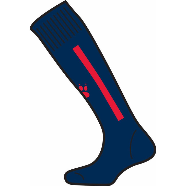 Cadiz Socks Navy/Red