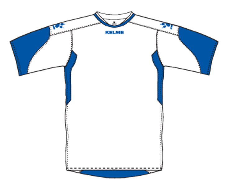 Cadiz Jersey White/Royal 
