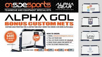 Onside Sport Alpha Goal Custom Net
