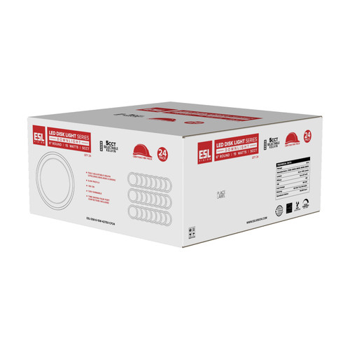 Disk • 6" / 15W / 5CCT / White (24 Pack) - ESL-DSK-6-15W-42750-CP24_01.jpg