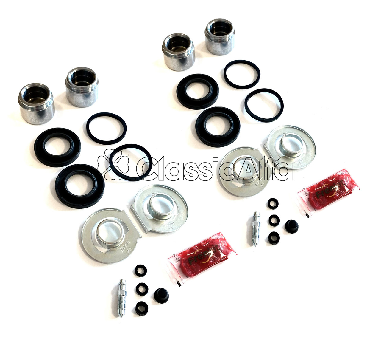 BR082 REAR ATE BRAKE CALIPER REBUILD KIT INC. PISTONS