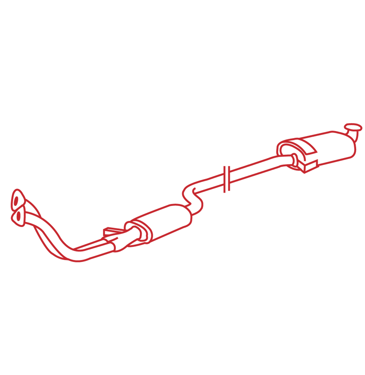 750-077 4 BOLT EXHAUST MANIFOLD GASKET 750 SERIES CARS - Classic Alfa