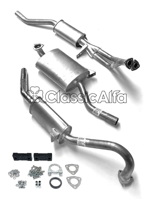 EX001 COMPLETE EXHAUST - GT/GTV - NOW WITH FITTING KIT.  EX001 COMPLETE EXHAUST - GT/GTV - NOW WITH FITTING KIT.