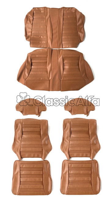IN025 1750GTV MK 2 FULL SEAT COVER SET - CINGHIALE BROWN VINYL IN025 1750GTV MK 2 FULL SEAT COVER SET - CINGHIALE BROWN VINYL