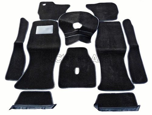 IN244 GT/GTV CARPET SET BLACK - BUDGET LEFT HAND DRIVE, HANGING PEDALS IN244 GT/GTV CARPET SET BLACK - BUDGET LEFT HAND DRIVE, HANGING PEDALS