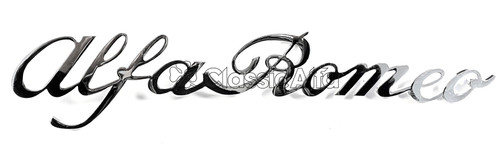 BG016 LARGE ALFA ROMEO SCRIPT BADGE BG016 LARGE ALFA ROMEO SCRIPT BADGE