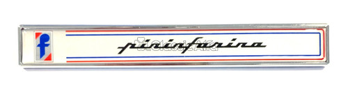 BG021 PININFARINA LONG SCRIPT BADGE - SPIDERS 1986 ON BG021 PININFARINA LONG SCRIPT BADGE - SPIDERS 1986 ON