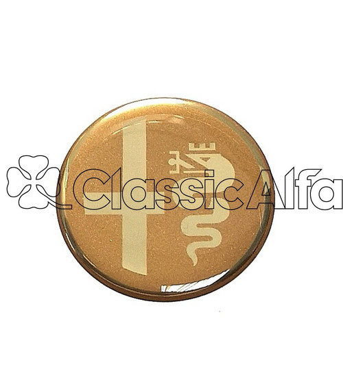 AC067 STEERING WHEEL CENTRE BADGE - GOLD AC067 STEERING WHEEL CENTRE BADGE - GOLD