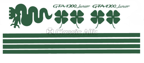 AC074 SET GTA JUNIOR DECALS - GREEN AC074 SET GTA JUNIOR DECALS - GREEN