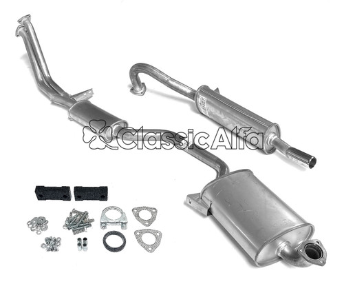 EX005 COMPLETE EXHAUST - SPIDER 1989-93 EX005 COMPLETE EXHAUST - SPIDER 1989-93