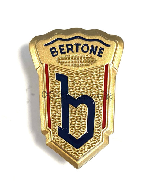 750-604 BERTONE B BADGE - GOLD 750-604 BERTONE B BADGE - GOLD