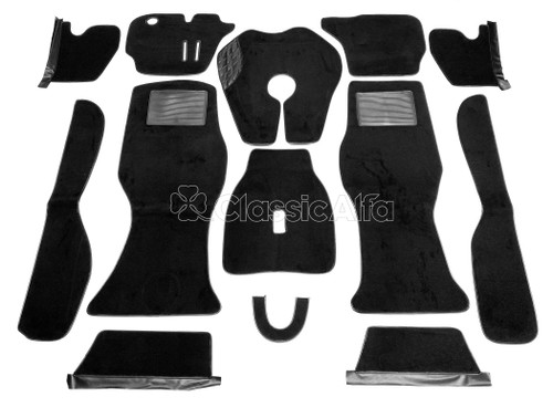 IN241 GT/GTV CARPET SET - BLACK- LEFT HAND DRIVE, STANDING PEDALS IN241 GT/GTV CARPET SET - BLACK- LEFT HAND DRIVE, STANDING PEDALS