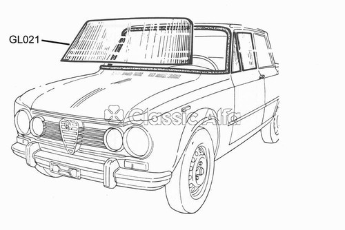 GL021 GIULIA/BERLINA SALOON WINDSCREEN £275.00 GL021 GIULIA/BERLINA SALOON WINDSCREEN £275.00