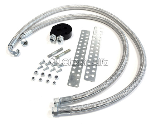 EN572S OIL SANDWICH PLATE KIT - PRE '72 CARS (BRAIDED STEEL HOSES) EN572S OIL SANDWICH PLATE KIT - PRE '72 CARS (BRAIDED STEEL HOSES)