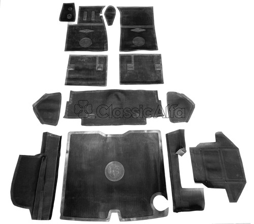 2600-250 COMPLETE LHD INTERIOR MAT SET - 2000/2600 SPIDER 2600-250 COMPLETE LHD INTERIOR MAT SET - 2000/2600 SPIDER