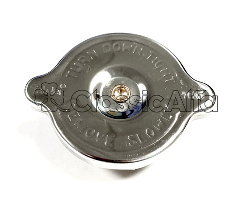 WA036/1 RADIATOR CAP - ROUND STYLE TO 1968 - POLISHED WA036/1 RADIATOR CAP - ROUND STYLE TO 1968 - POLISHED
