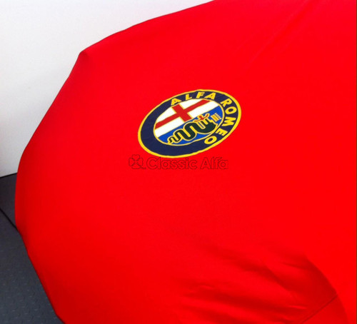 AC021 RED TAILORED CAR COVER GIULIA SALOON (INDOOR USE) AC021 RED TAILORED CAR COVER GIULIA SALOON (INDOOR USE)